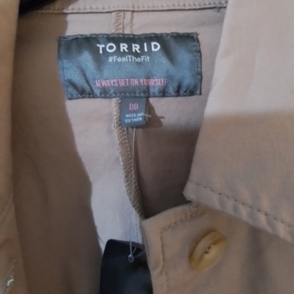 Torrid Utility Jacket in Tan - Picture 4 of 9